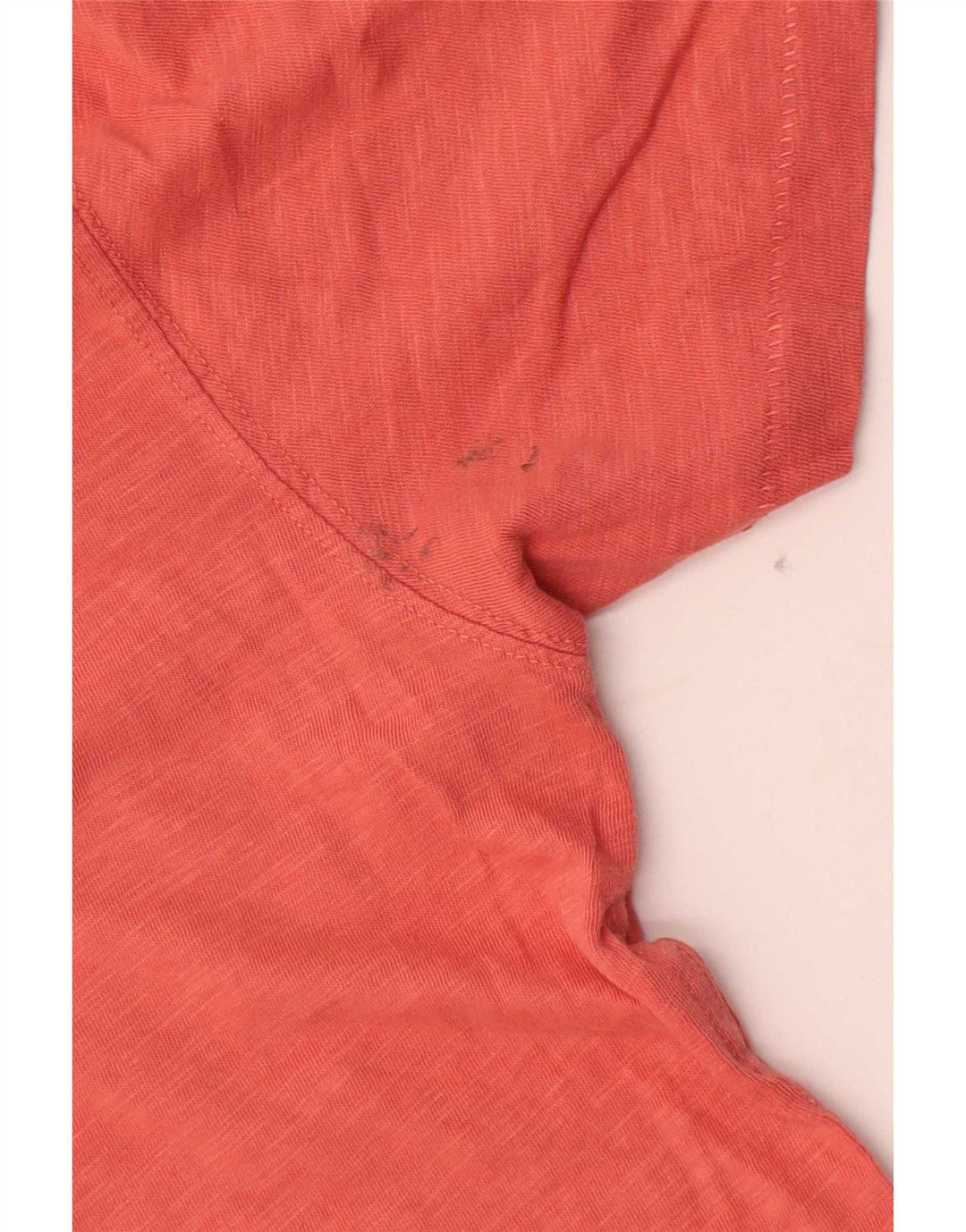 Camiseta de hombre Fat Face Top de algodón moteado naranja mediano