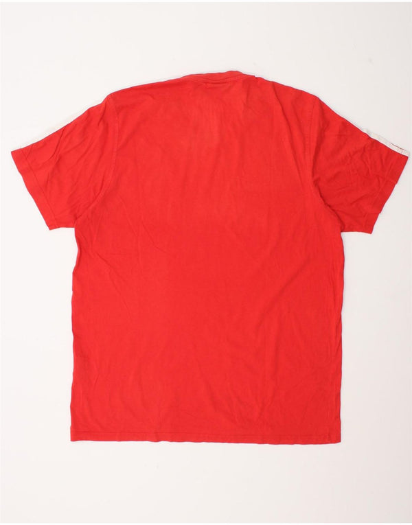 Adidas Camiseta gráfica para hombre Top UK 46/48 XL Rojo Algodón