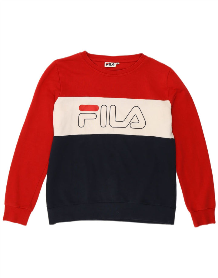 Fila - Sudadera para mujer, talla 44, talla mediana, multicolor