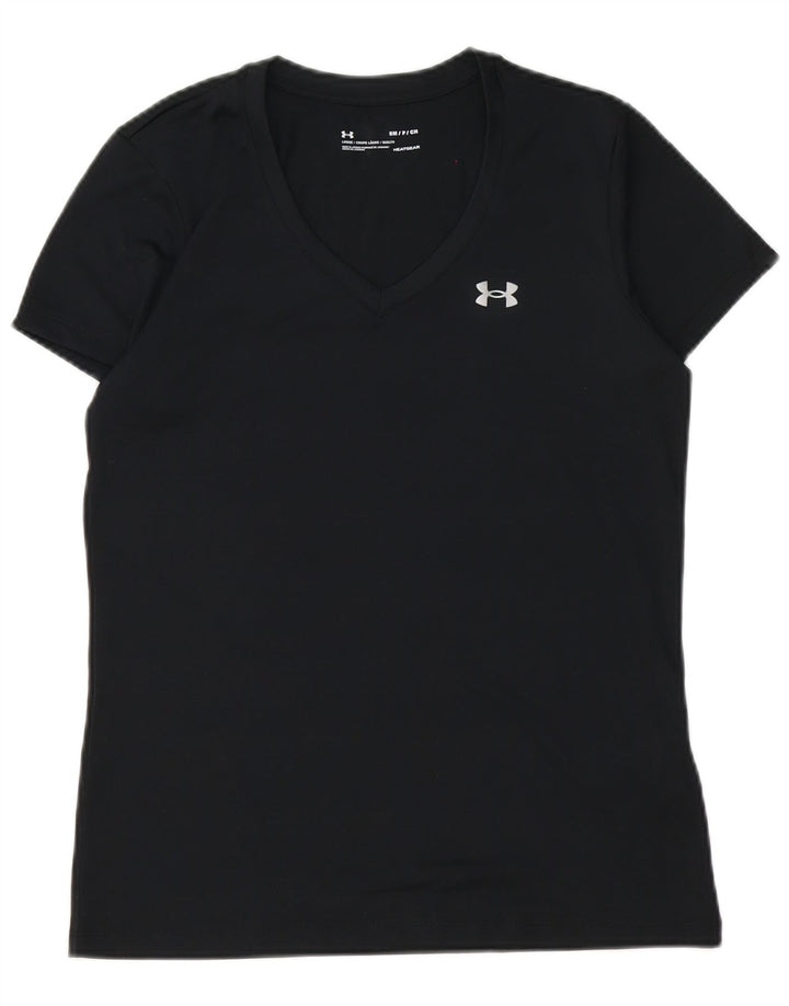Under Armour Camiseta Heat Gear para hombre Top Small Poliéster negro