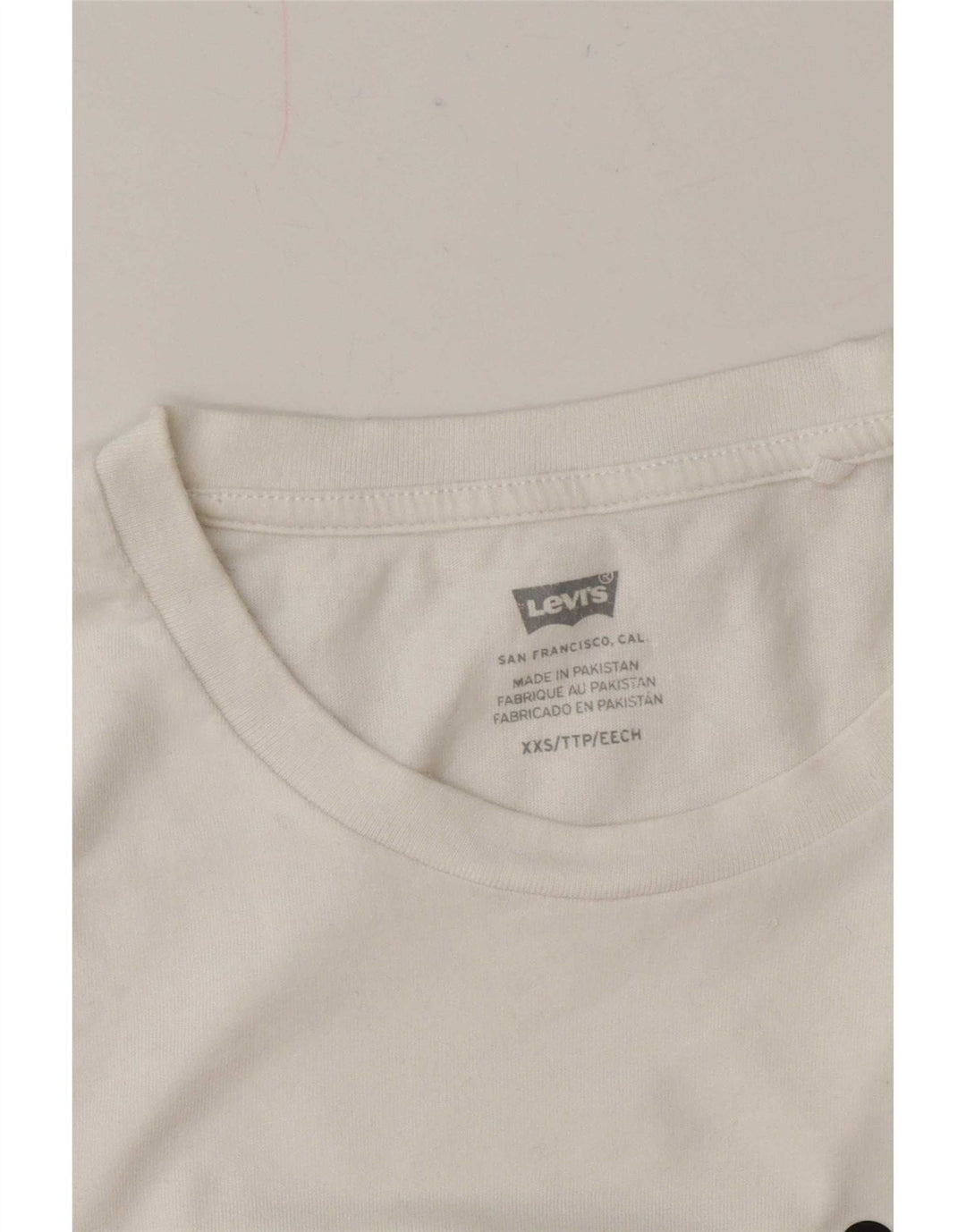 Levi's Camiseta con gráfico extragrande para mujer UK 2 2XS Blanco
