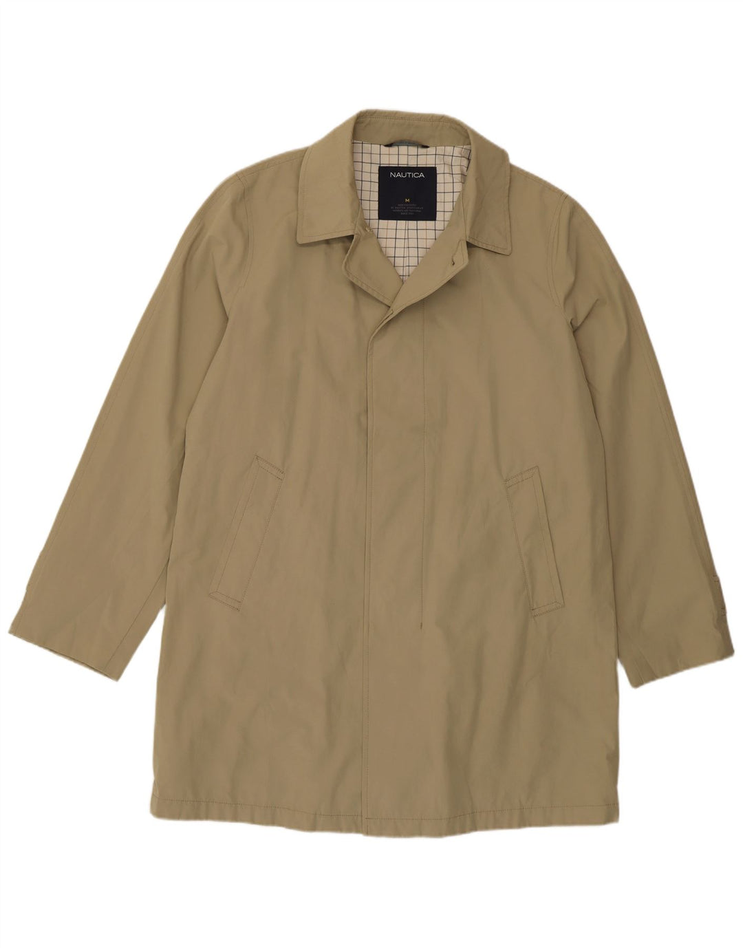 Abrigo Nautica para hombre UK 38 Medio Caqui Poliéster Clásico