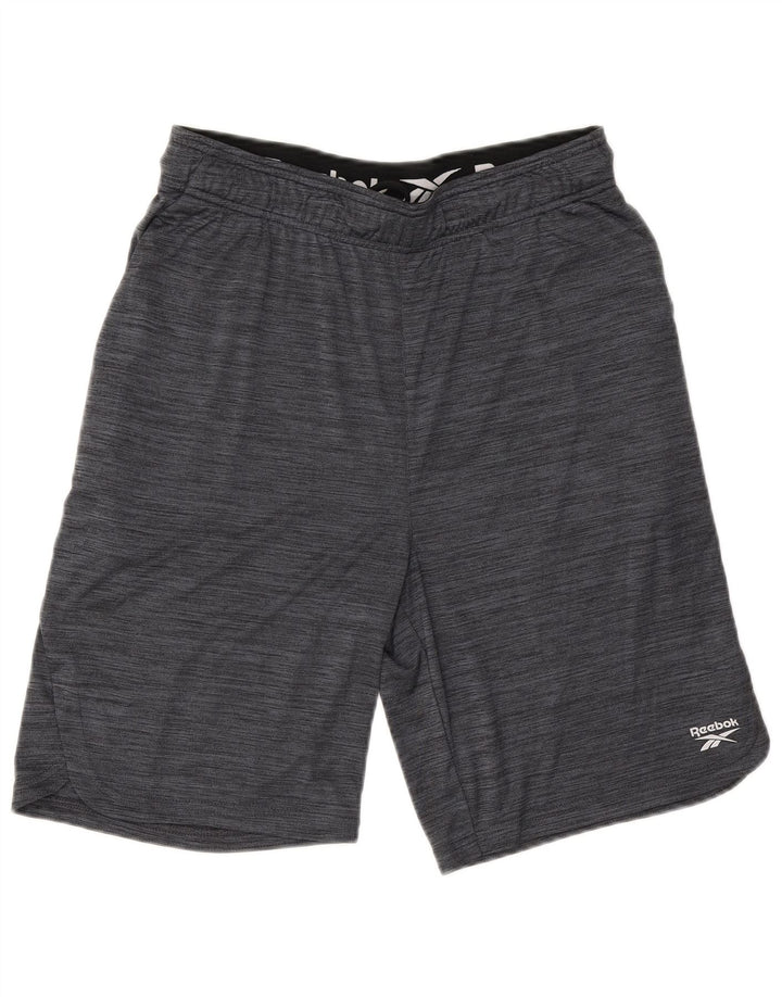 Pantalones cortos deportivos Reebok Hombre Gris medio Poliéster
