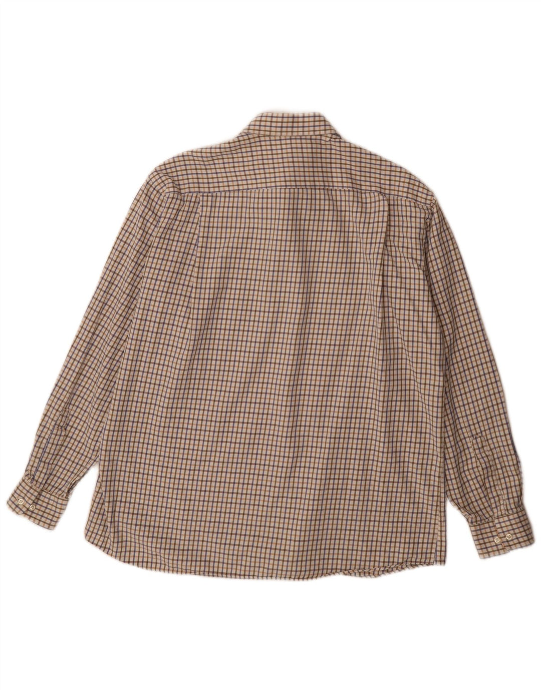 Ungaro Camisa Classic Fit XL Cuadros Beige Hombre