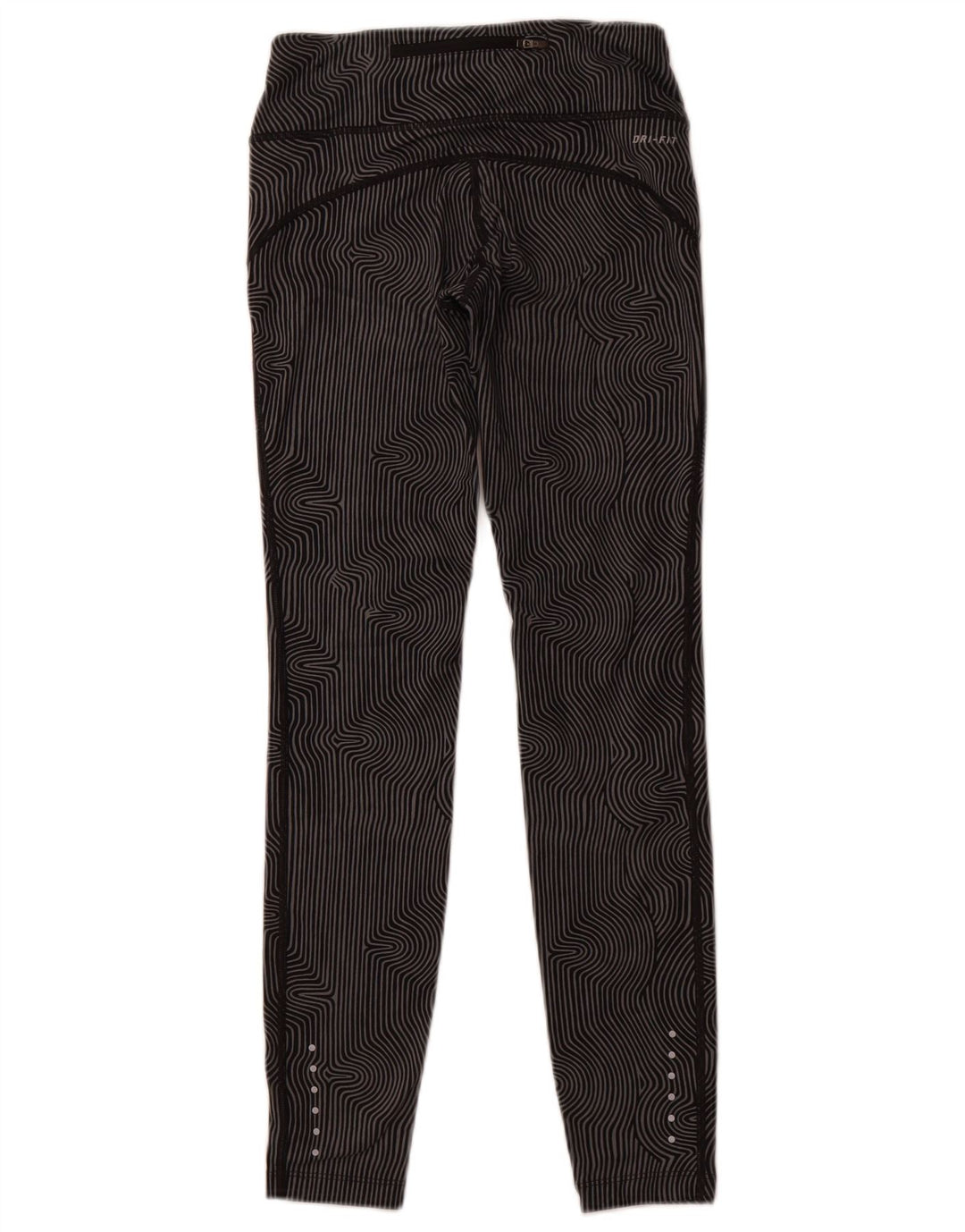 Leggings NIKE Dri Fit para mujer UK 6 XS Gris Pinstripe