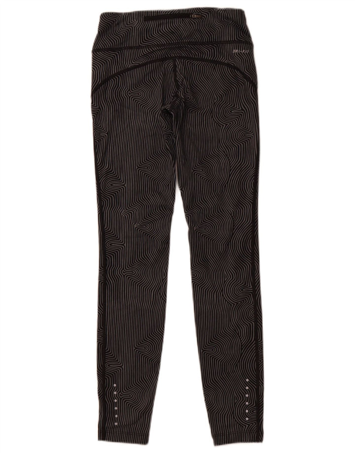 Leggings NIKE Dri Fit para mujer UK 6 XS Gris Pinstripe