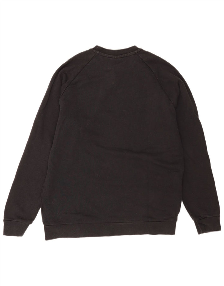 Adidas Hombre Sudadera Gráfica Jumper Medium Negro Algodón
