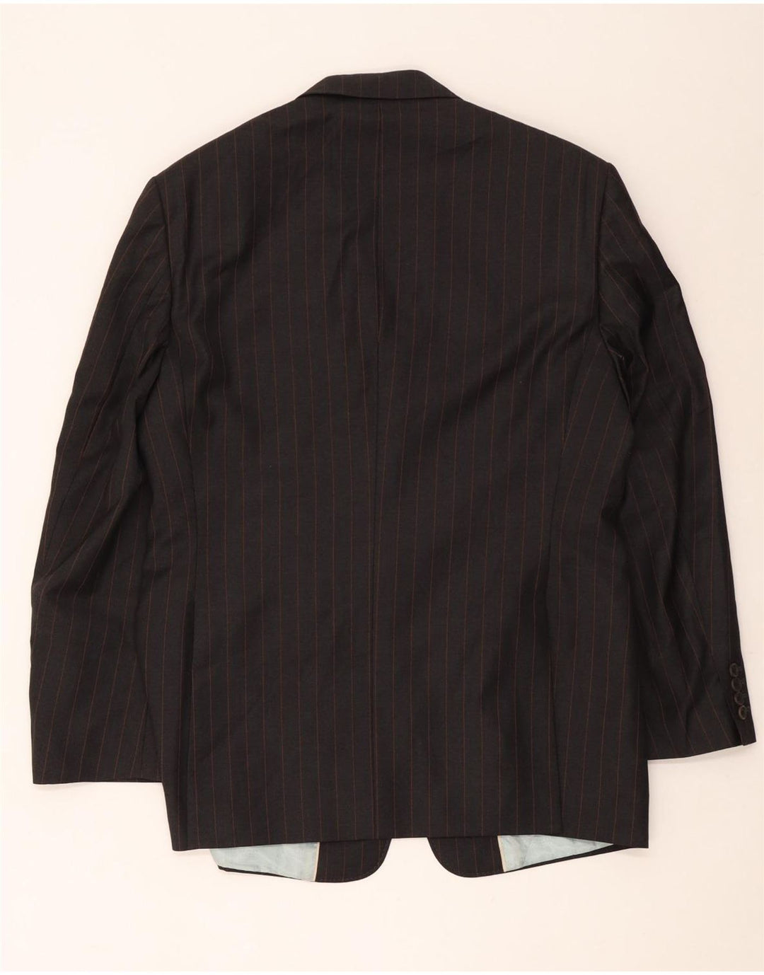 Ted Baker Chaqueta tipo blazer de 3 botones para hombre EU 42 XL Lana a rayas grises