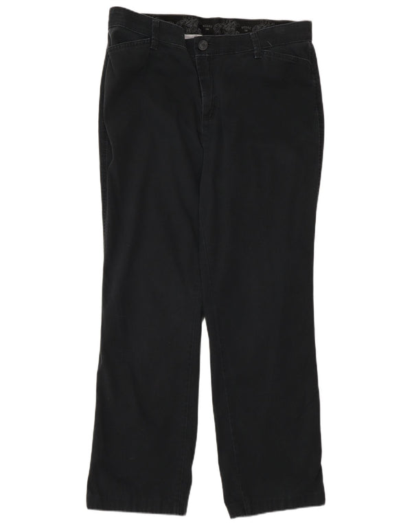 Lee Pantalones casuales rectos para mujer US 14 XL W34 L30 Azul marino Algodón