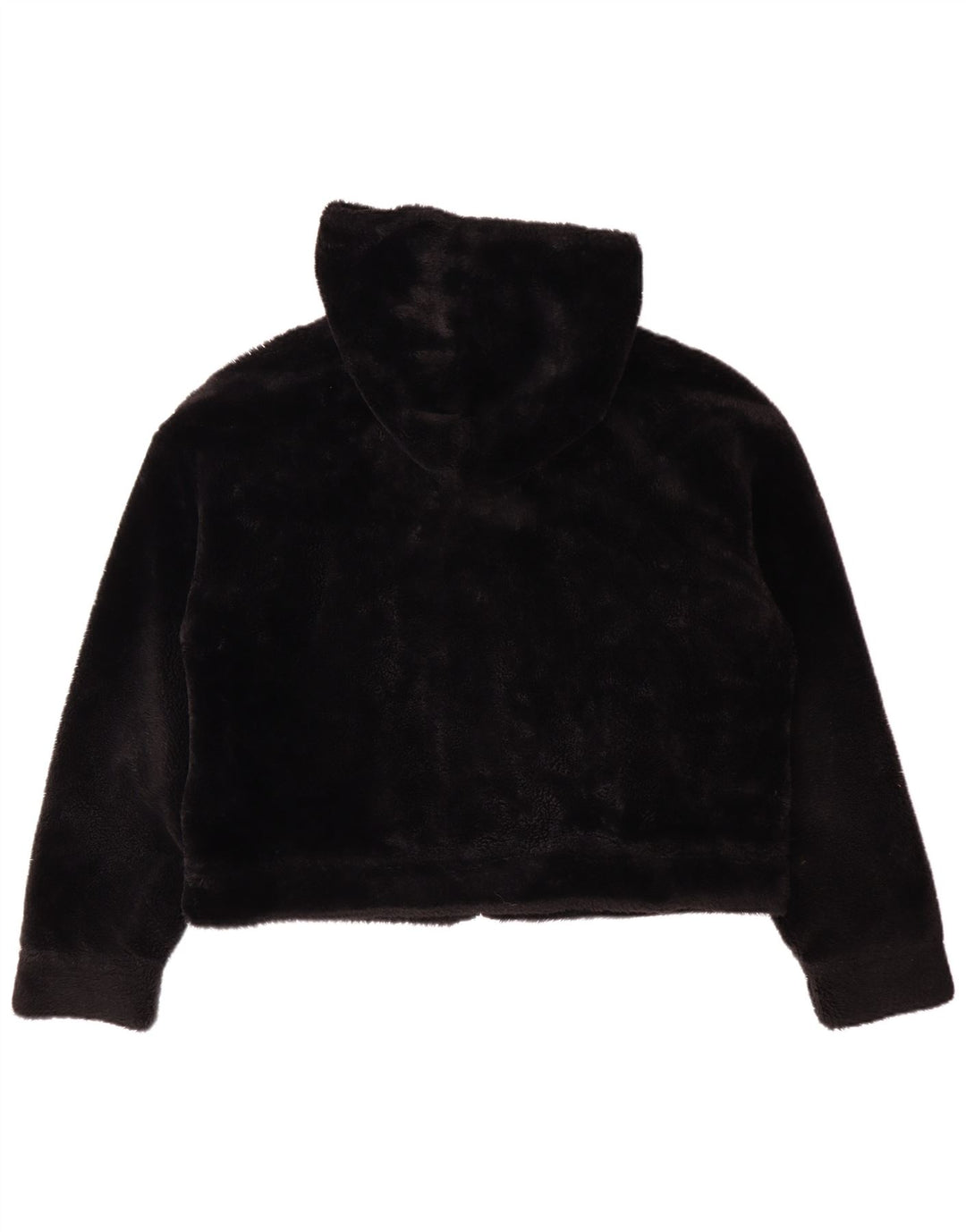 Chaqueta polar con capucha UGG para mujer UK 44 Poliéster negro mediano