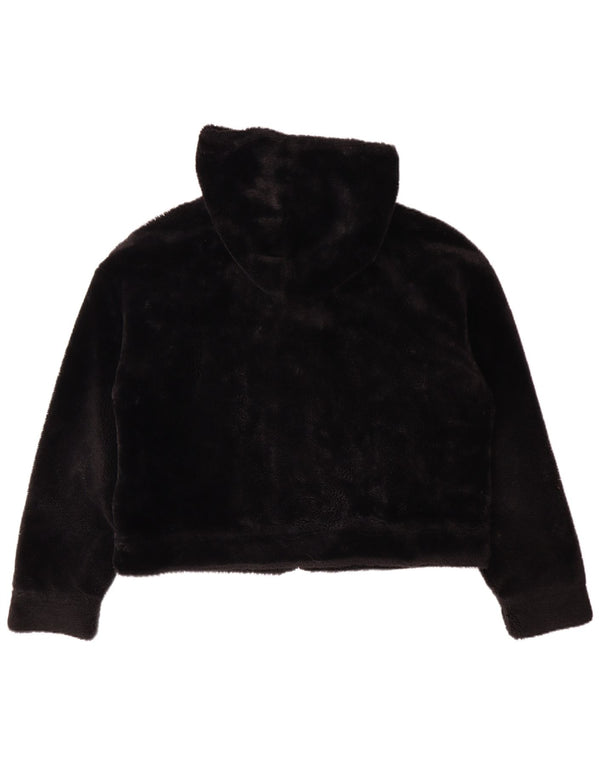Chaqueta polar con capucha UGG para mujer UK 44 Poliéster negro mediano