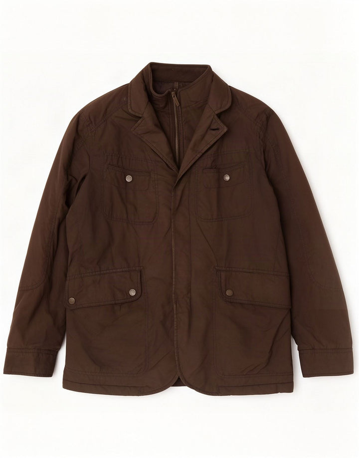 Chaqueta acolchada para hombre Massimo Dutti Grande Poliéster marrón