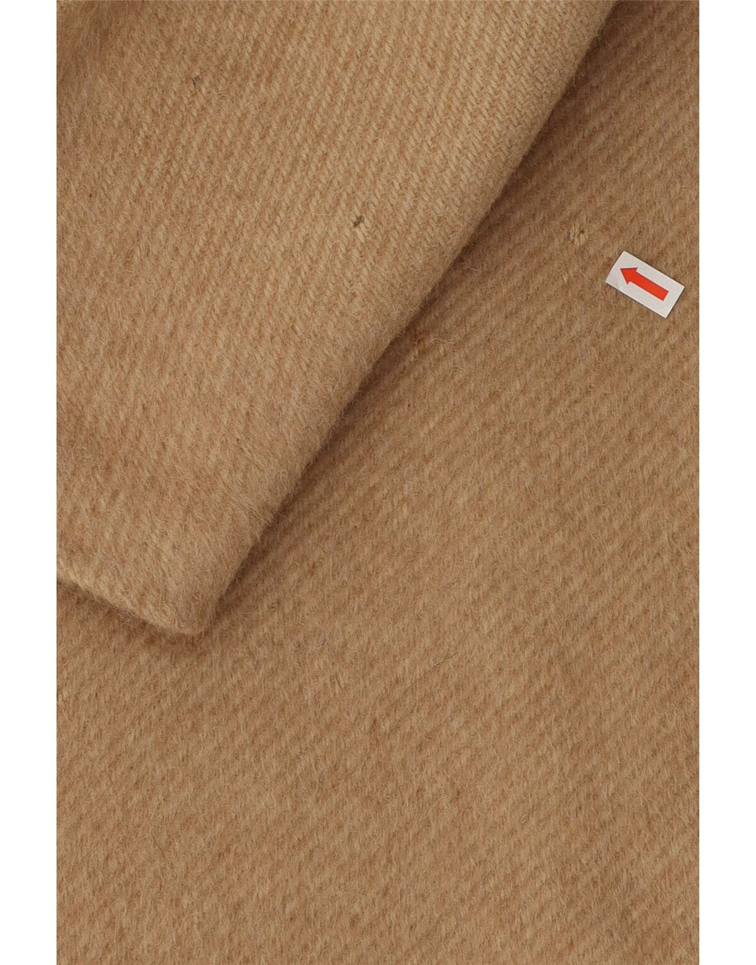 Abrigo vintage de mujer con doble botonadura IT 42 Lana de alpaca beige medio