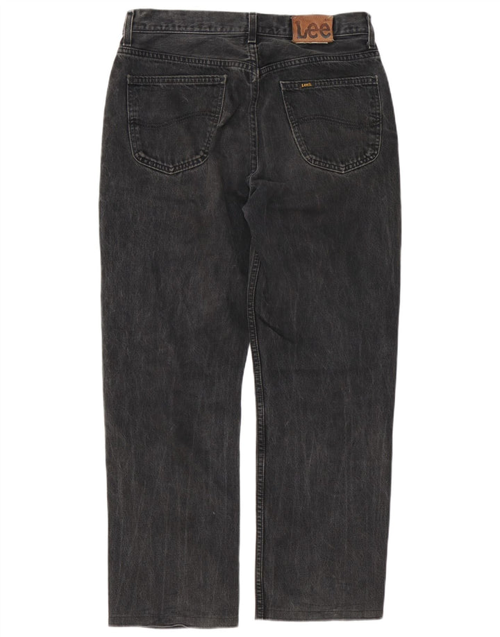 Vaqueros rectos Lee para hombre W34 L29 Negro