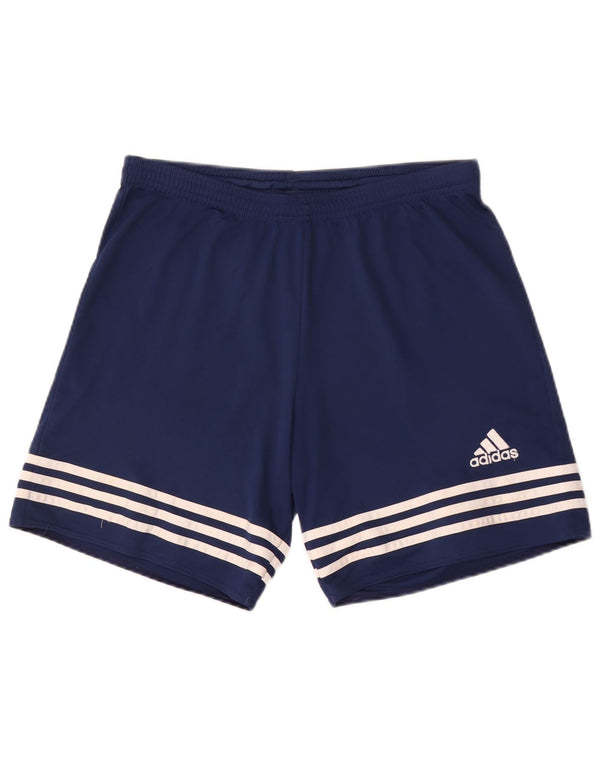 Adidas Mens Climalite Sport Shorts Medio Azul Marino Poliéster