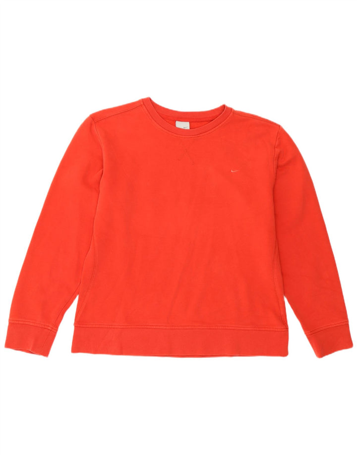 Nike - Sudadera para mujer, talla 44/16, talla grande, color rojo