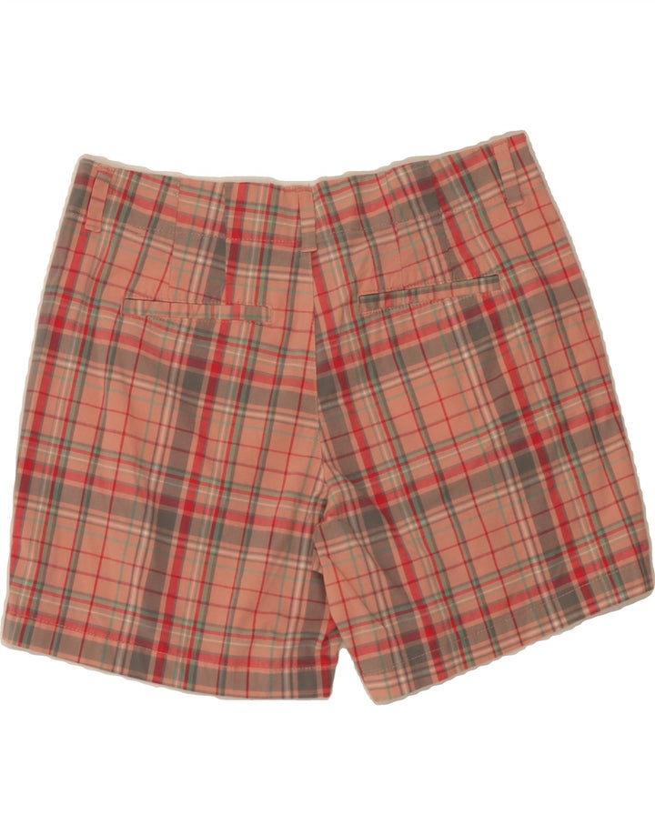 LEE Womens Mid Rise Casual Shorts W32 Large  Pink Check Vintage Lee and Second-Hand Lee from Messina Hembry 