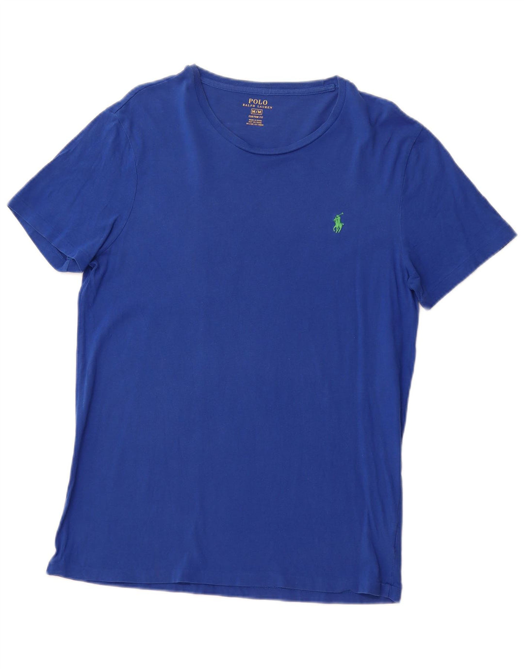 POLO RALPH LAUREN Camiseta personalizada para hombre Top Algodón azul medio