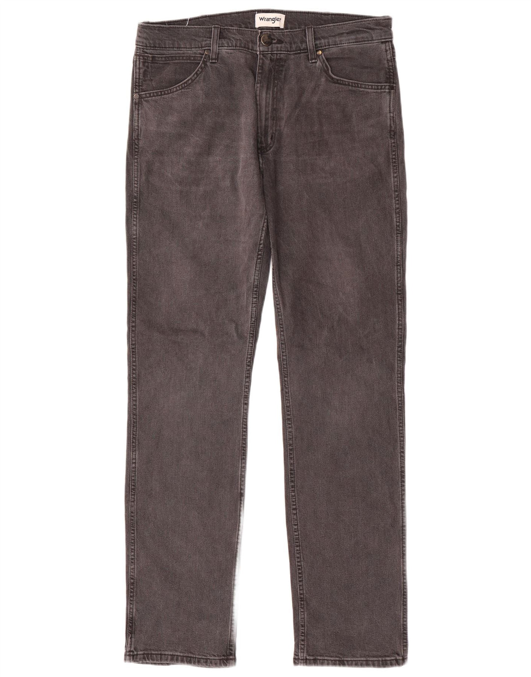 Wrangler Vaqueros Rectos Greensboro Para Hombre W34 L34 Algodón Gris