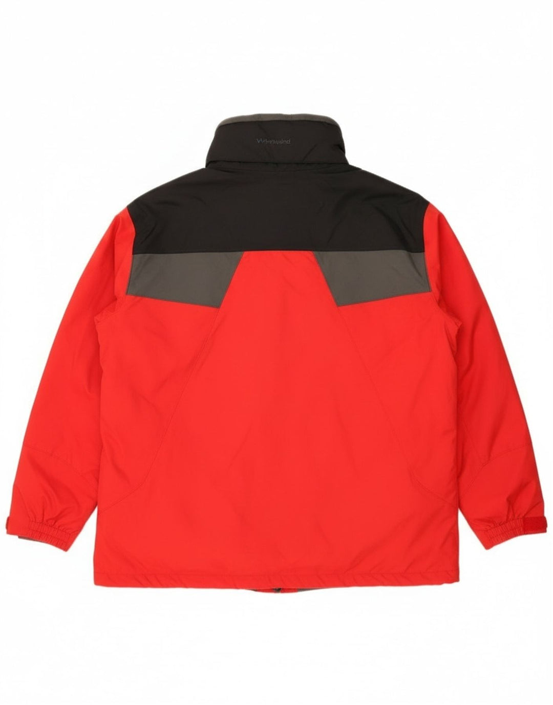 Columbia Chaqueta cortavientos Interchange para hombre UK 42 XL Rojo Colorblock