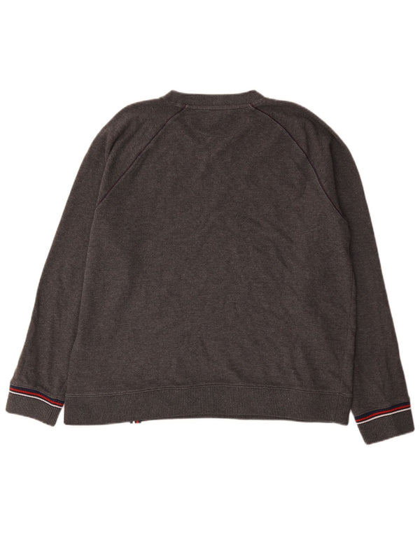 Fila Hombre Sudadera Gráfica Jumper XL Algodón Moteado Gris