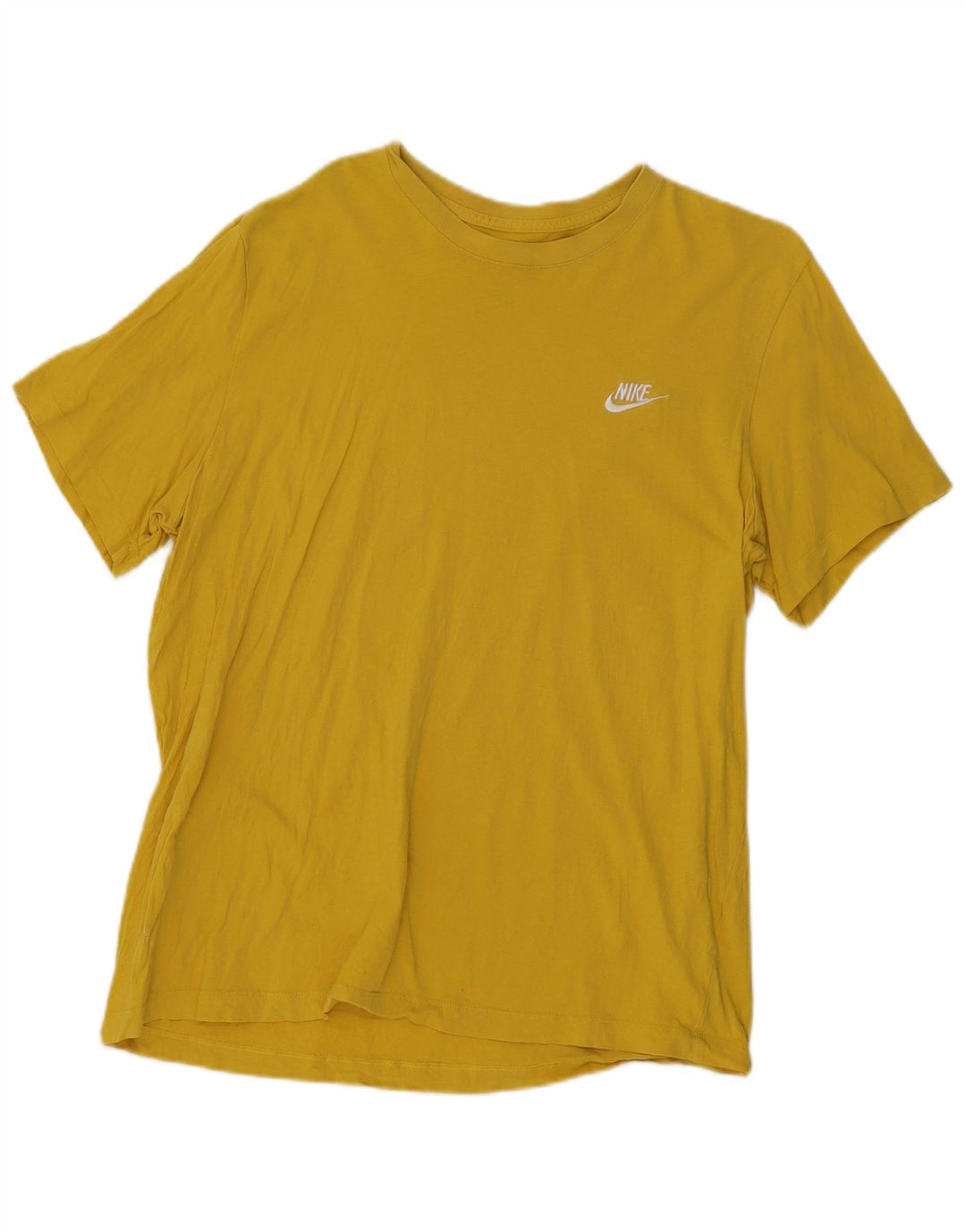Camiseta Nike Hombre Top XL Amarillo Algodón