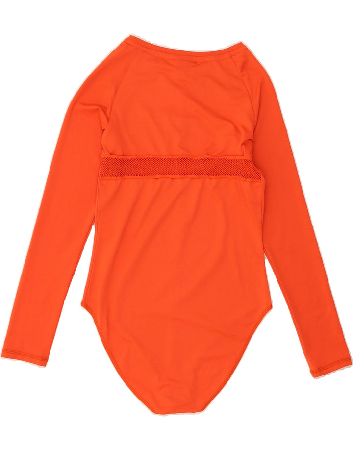UMBRO Womens Bodysuit UK 8 Small Orange Polyester Vintage Umbro and Second-Hand Umbro from Messina Hembry 