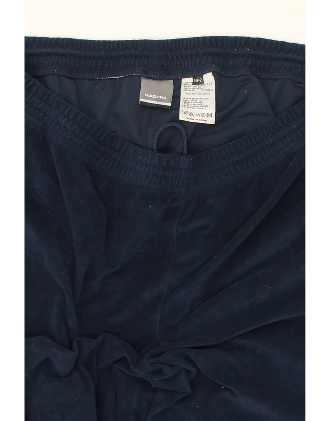 DIADORA Mens Tracksuit Trousers 2XL Navy Blue Polyester Vintage Diadora and Second-Hand Diadora from Messina Hembry 
