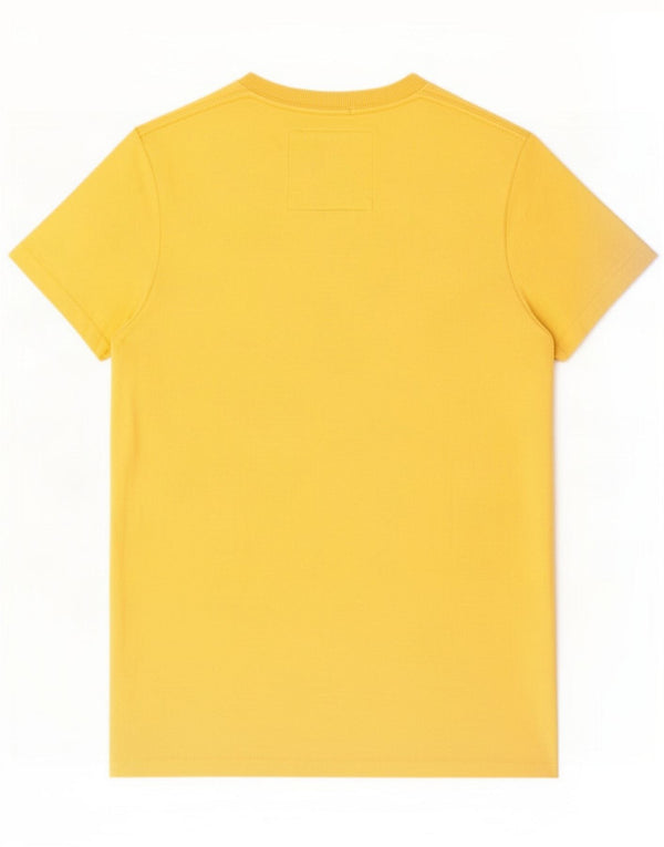 Abercrombie & Fitch Camiseta con gráfico muscular para hombre Top pequeño de algodón amarillo
