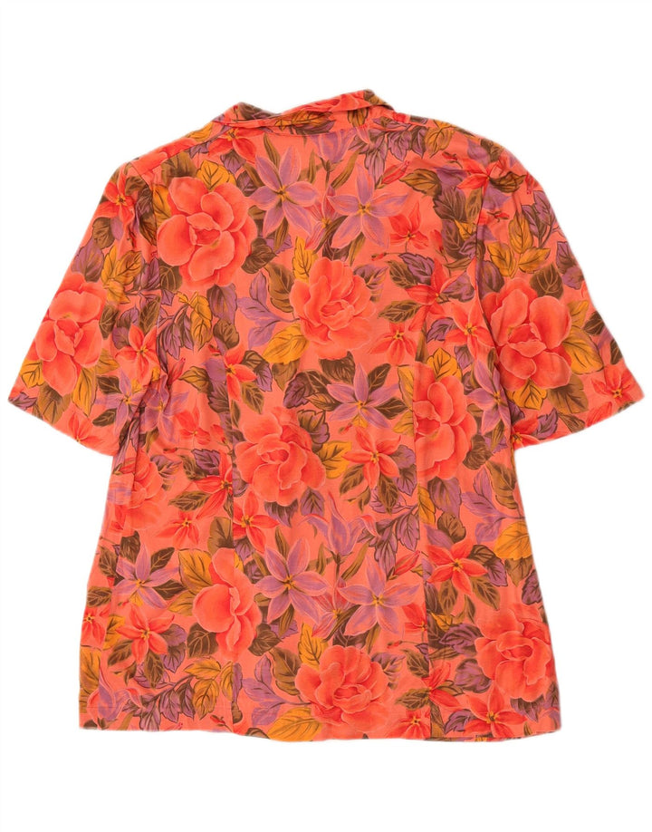 Domina Cárdigan de Manga Corta para Mujer IT 50 XL Multicolor Floral