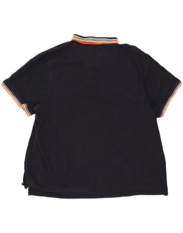 Polo Jack & Jones Hombre 4XL Algodón A Rayas Azul Marino