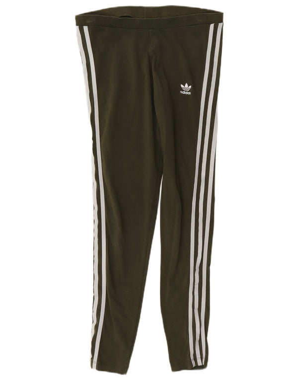 Adidas Leggings para mujer Reino Unido 14 Algodón caqui mediano
