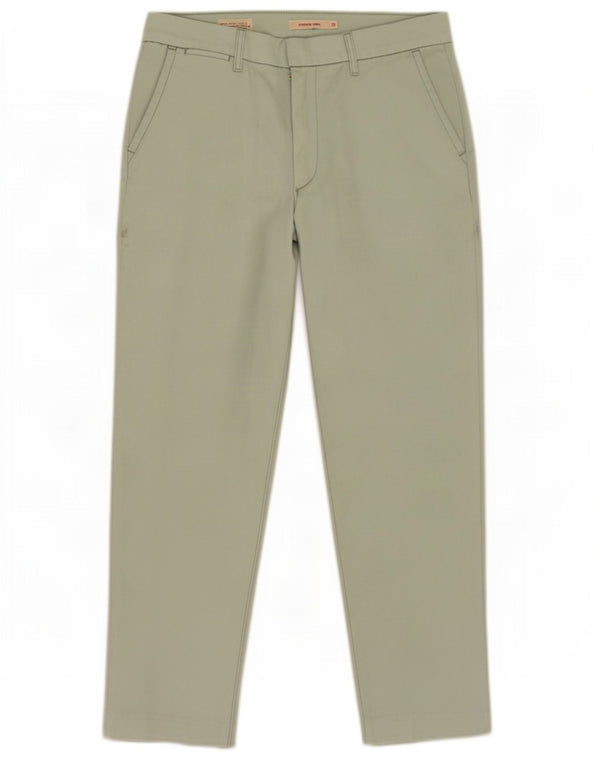 Pantalón chino cónico Levi's para mujer W29 L27 Algodón verde