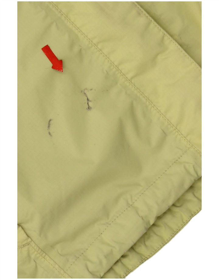 The North Face Chaqueta impermeable con capucha para mujer UK 14 Medium Yellow Nylon
