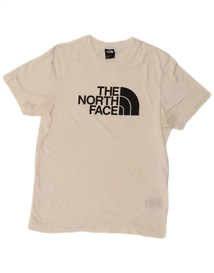 THE NORTH FACE Camiseta gráfica para hombre Top Small White Cotton