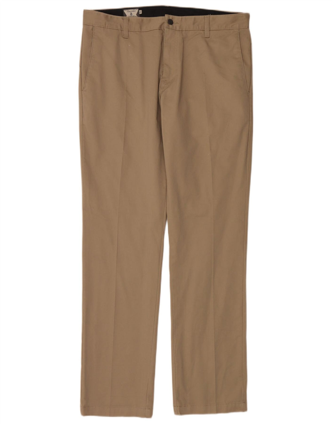 Pantalón chino ajustado Volcom para hombre W36 L34 Algodón beige