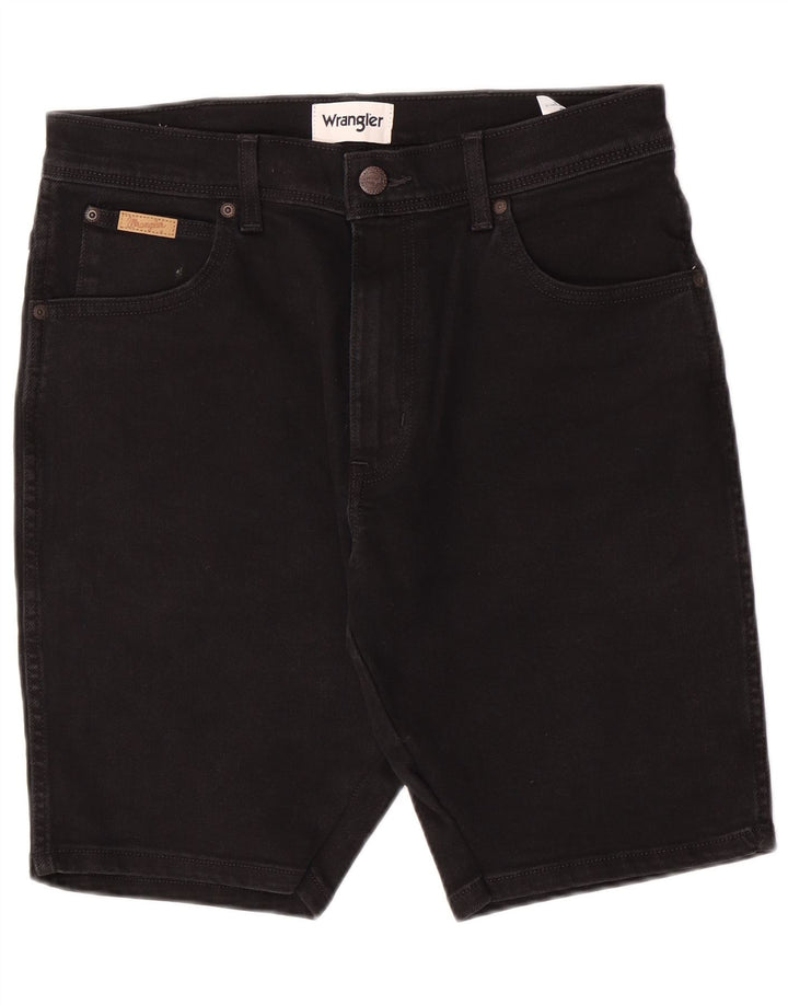 Wrangler Pantalones cortos de mezclilla Texas para hombre W30 Algodón negro mediano