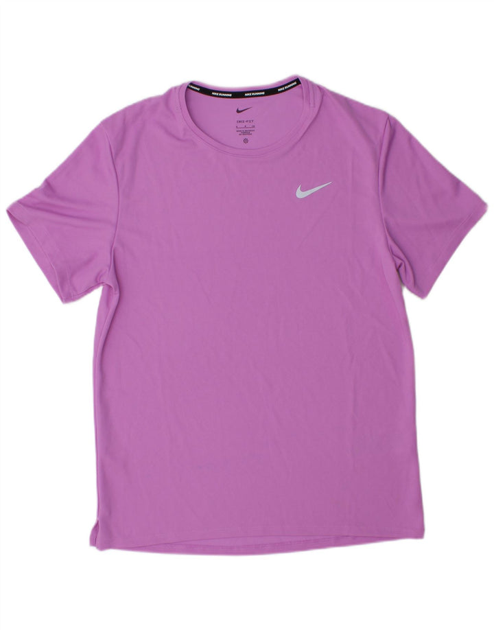 Camiseta Nike Dri Fit para hombre Top Small Púrpura Poliéster