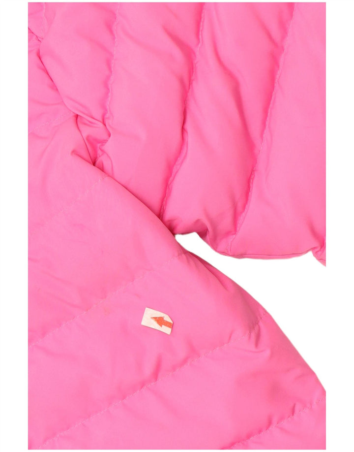 Nike Chaqueta acolchada con capucha para niños 12-13 años Grande Poliéster rosa