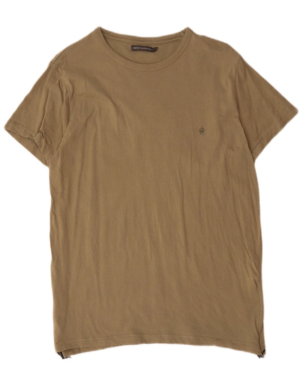 French Connection - Camiseta para hombre, talla grande, color caqui, algodón