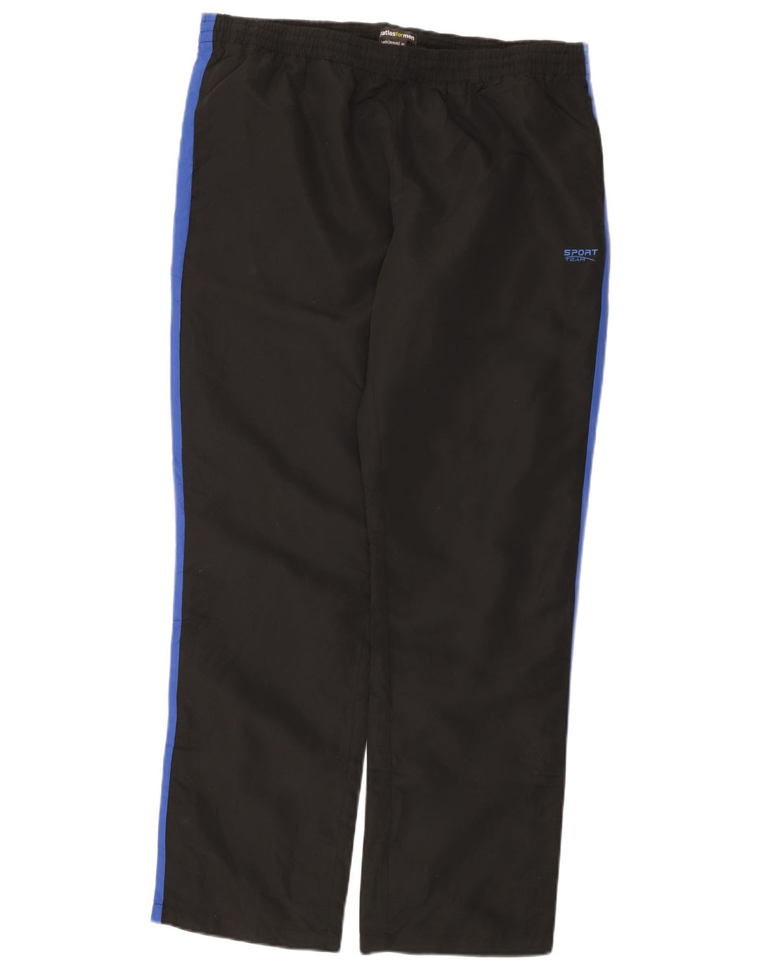 ATLAS FOR MEN Pantalones de chándal para hombre Large Black Colourblock Poliéster