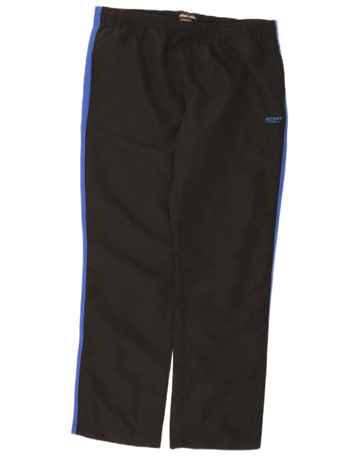 ATLAS FOR MEN Pantalones de chándal para hombre Large Black Colourblock Poliéster