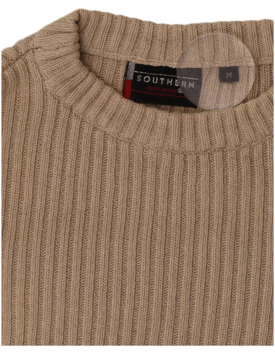 Southern Hombre Jersey Gráfico Con Cuello Redondo Color Block En Beige Medio
