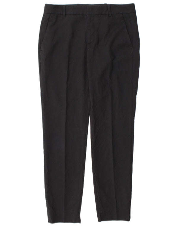 Zara Mujer Pantalones Chinos Slim Small W26 L27 Negro