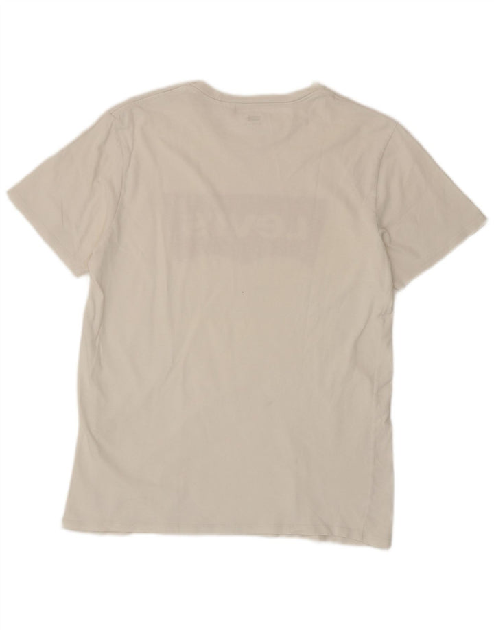 Levi's - Camiseta gráfica para hombre, talla grande, color blanco