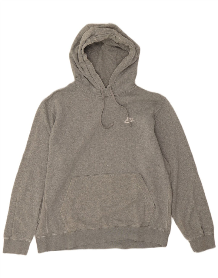 Nike - Sudadera con capucha para hombre, talla grande, algodón gris