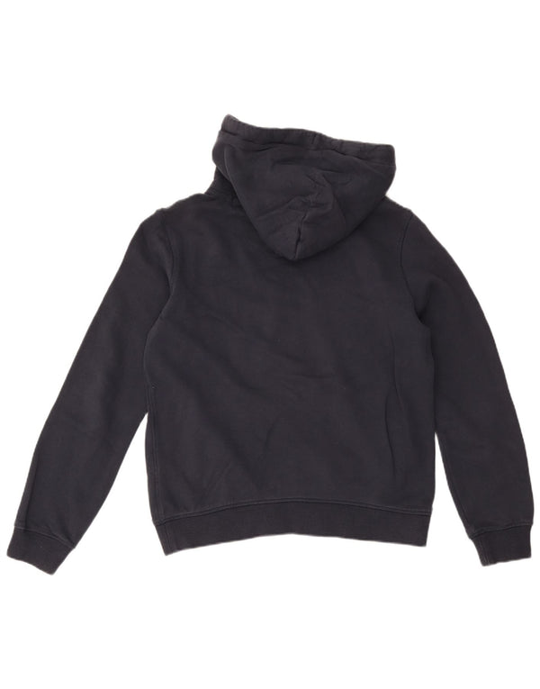 Jack Wills Sudadera con capucha gráfica para mujer UK 12 Medium Azul marino Algodón