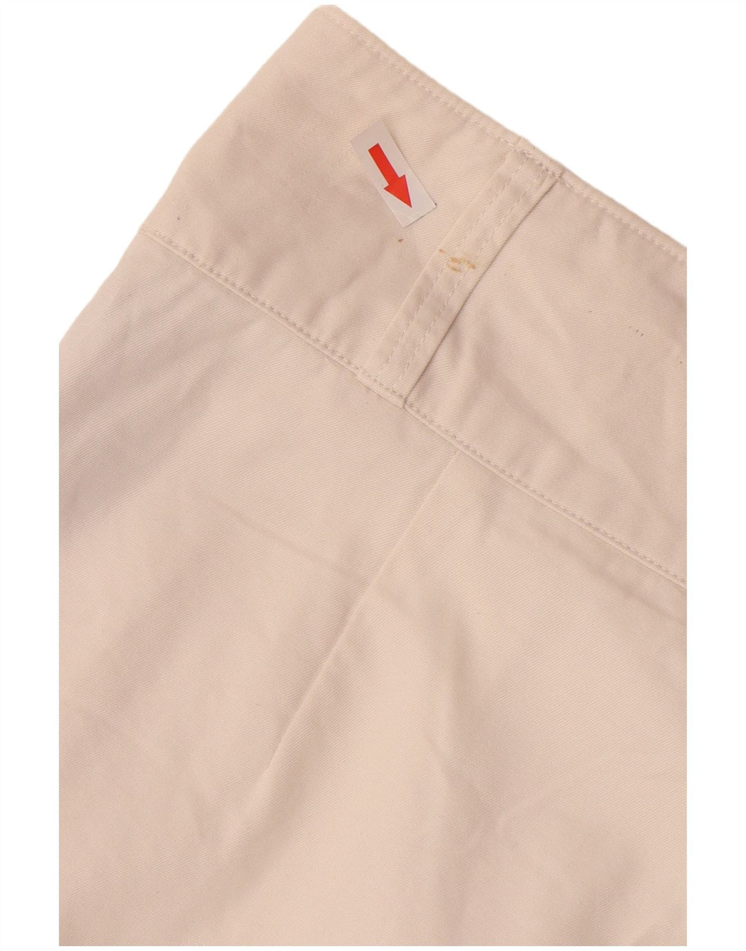 Ralph Lauren pantalones cortos chinos pegados para mujer US 8 mediano W30 algodón blanco