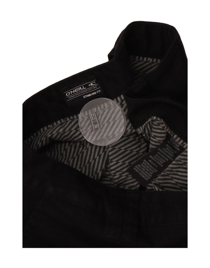 O'Neill Pantalones cortos chinos de ajuste estándar para hombre W32 Poliéster negro mediano