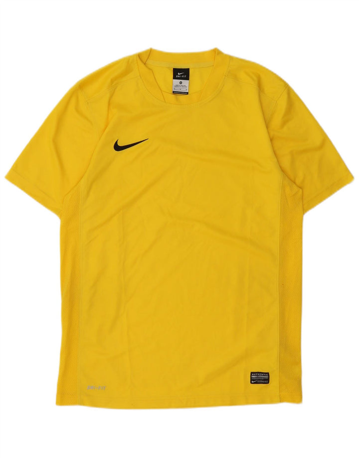 Camiseta Nike Dri Fit para hombre, color amarillo medio